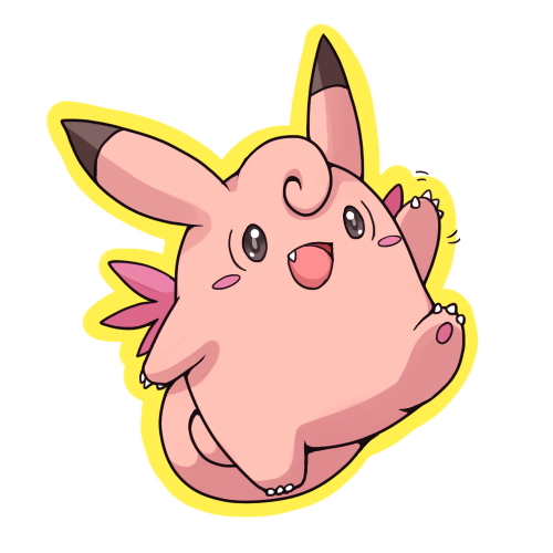 » 036 皮可西 ピクシー 口袋双子星 - 口袋妖怪黑白图鉴 - 口袋妖