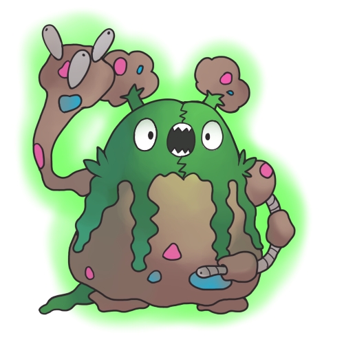 灰尘山 ダストダス 口袋双子星 - 口袋妖怪黑白图鉴 - 口袋妖怪 神奇