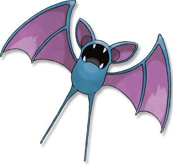 超音蝠 ズバット 口袋双子星 - 口袋妖怪黑白图鉴 - 口袋妖怪 神奇